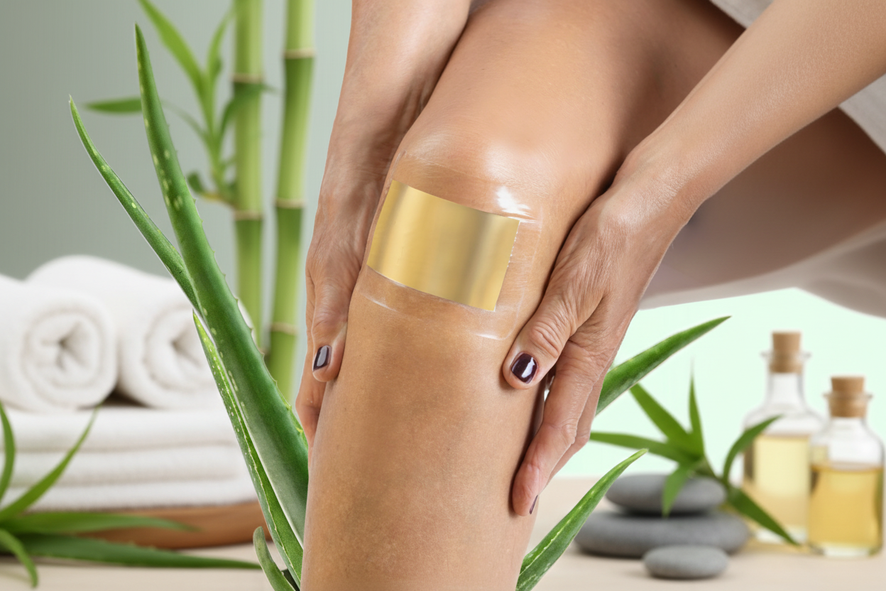 Sanotape 8x12 cm für große Narben und Druckstellen